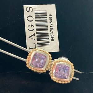 Lagos Amethyst Stud Earrings  NWT! Free shipping!